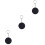 3Pcs Emergency Mini Alarms Black 125Db Personal Security Keychain 5