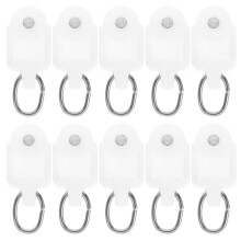 200 Pcs Curtain Roller Curtain Hook Roller L Shape Curtain
