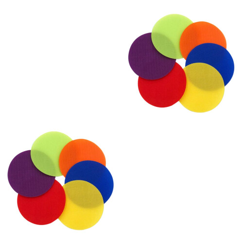 2 Pack Classroom Carpet Spots Circle Stickers Marker Game Trainning 2