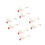 8 Pcs Mini Goose Figurines Plastic Swan Decor for Home Table 7