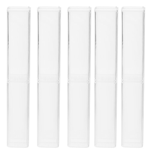 50Pcs Transparent Multi-Function Pencil Cases Large Capacity Pen Boxes 1