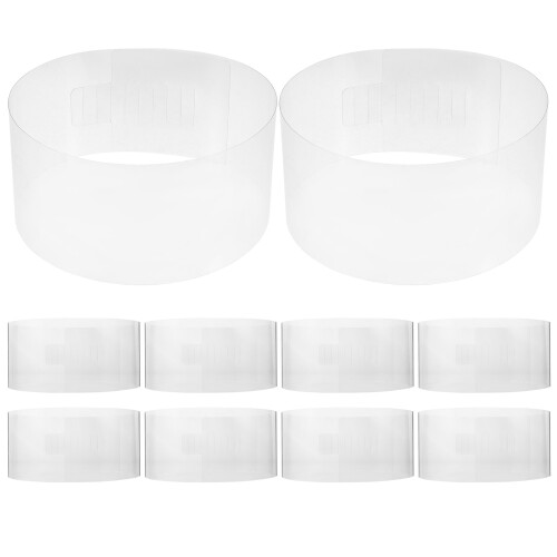 50Pcs Clear Plastic Hat Inserts for Baseball Caps and Home Hat Storage