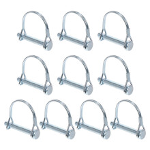 20Pcs Silver Trailer Lock Pin Carbon Steel Quick Release Coupler Pin