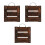 3Pcs Wood Wall Planter Fern Mounting Board 3