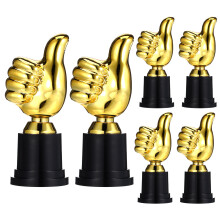 Set Of 3 Awards Thumbs Up Trophy Prizes For Winning Games Trophies
