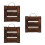 3Pcs Wood Wall Planter Fern Mounting Board 4