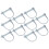 20Pcs Silver Trailer Lock Pin Carbon Steel Quick Release Coupler Pin 11