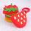 2Pièces Coque Silicone Rouge Souple Pour Audio Protection 7