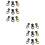 18 Pcs To Rotate Buckle Goods 6