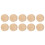20Pcs Chocolate Trombone Water Key Corks Durable Replacement Pads 1