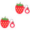 2Pièces Coque Silicone Rouge Souple Pour Audio Protection 3