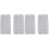 4Pcs Grey Plastic Laundry Board Washboard for Bathroom Clothes Washing 2