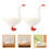 8 Pcs Mini Goose Figurines Plastic Swan Decor for Home Table 11