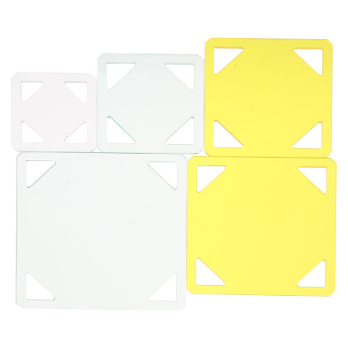 10Pcs Quilting Sewing Template Frames in Assorted Colors for DIY