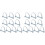20Pcs Silver Trailer Lock Pin Carbon Steel Quick Release Coupler Pin 2