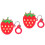 2Pièces Coque Silicone Rouge Souple Pour Audio Protection 4