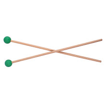 2Paren Percussie Drumsticks Met Groen Rubber En Houten Steel