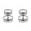 2Pcs Black Metal 2-Tier Fruit Storage Holder with Large Capacity 7