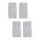 4Pcs Grey Plastic Laundry Board Washboard for Bathroom Clothes Washing 6