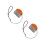 2Pcs Precision Woodworking Edge Trimmer Tool Orange Manual Chamfer 8