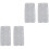 4Pcs Grey Plastic Laundry Board Washboard for Bathroom Clothes Washing 3