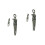 2Pcs Durable Silver Toggle Clamp Metal Latch for Cupboard Use 4