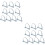 20Pcs Silver Trailer Lock Pin Carbon Steel Quick Release Coupler Pin 6