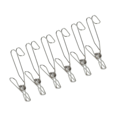 12Stk Vielseitige Winddichte Sock Clips Aus Silber