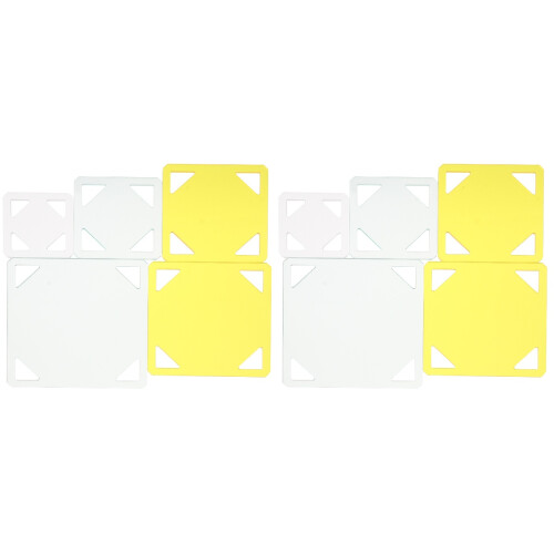 10Pcs Quilting Sewing Template Frames in Assorted Colors for DIY 1