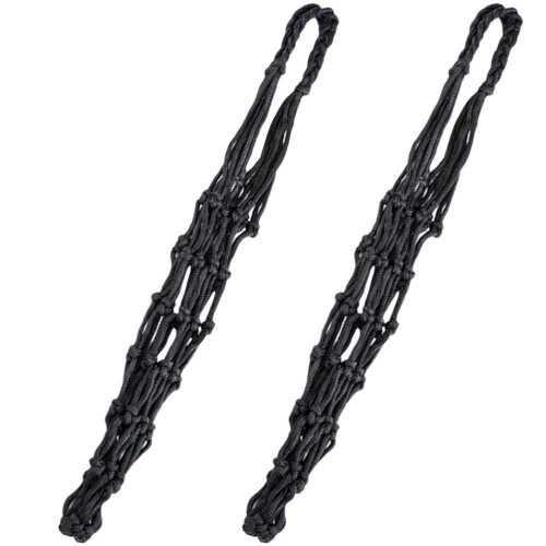 8 Pcs Hen Feeding Net To Weave Nylon Black 1