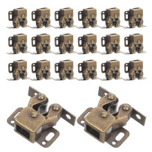 20Pcs Metal Double Roller Cabinet Latches for Wardrobe & Kitchen Doors