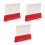 3Pcs Stainless Steel Pattern Comb Brush Multi- Texture Tools 4
