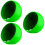3pcs Silicone Cover Protective Case Protector Cover Case For (Green) 6