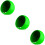 3pcs Silicone Cover Protective Case Protector Cover Case For (Green) 8