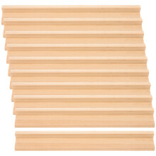 30St Beige Letters Display Rack Van Premium Dennehout Voor Kinderen