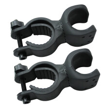 2 Pcs Car Clamp Headlight Bike Flashlight Mount Mounting Bracket