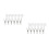 12Stk Vielseitige Winddichte Sock Clips Aus Silber 3