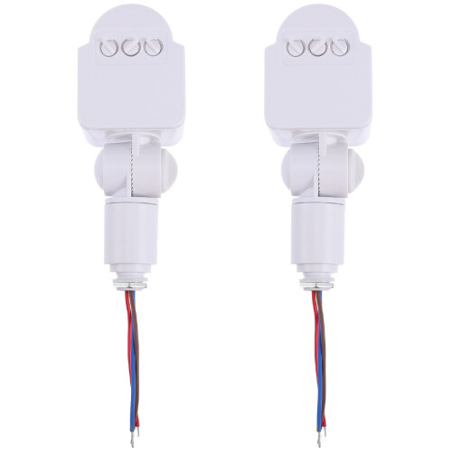 2Pcs Motion Sensor Wall Lamp with Pir Detector for LED Floodlight 1
