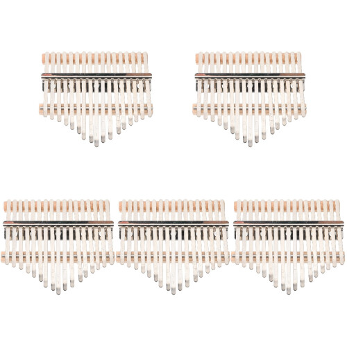 5Sets Silver DIY Kalimba Thumb Piano Assembly Accessories for Practice 1