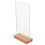 2 Pack Display Board A4 Menu Holder Card Stand For Restaurant Sign 7