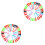 2Pcs Assorted Color Plastic Golf Tees Unbreakable Lightweight Durable 2