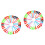 2Pcs Assorted Color Plastic Golf Tees Unbreakable Lightweight Durable 3