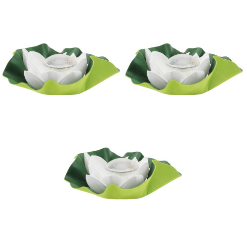 3 Pcs Solar Waterproof Led Light For Pool Pond Garden Decorative 2
