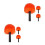 6Pcs Lightweight Spiderweb Removal Brush Head with Threaded 5