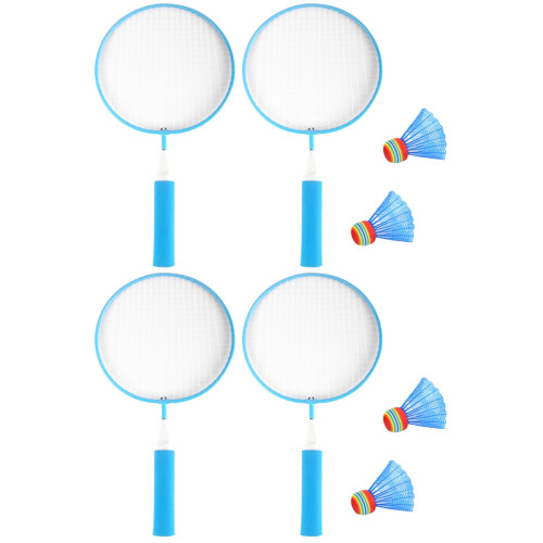 Badminton Racket Assorted Playing Toy Set 8pcs 2