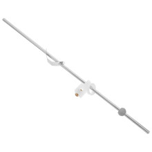 2Pcs Bathroom Sink Drain Lift Rod Silver Metal Pop-Up Ball Rod Repair