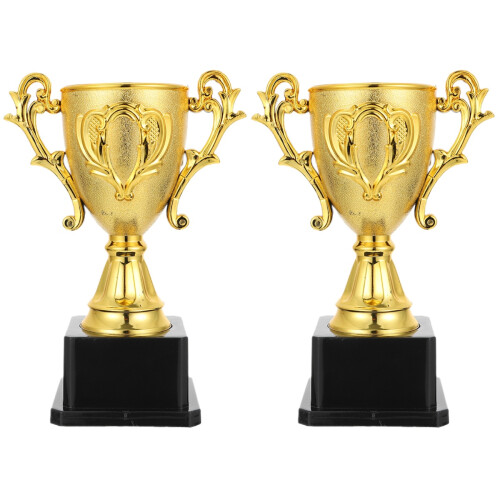 2pcs Child Bowling Plastic Big Trophy 1