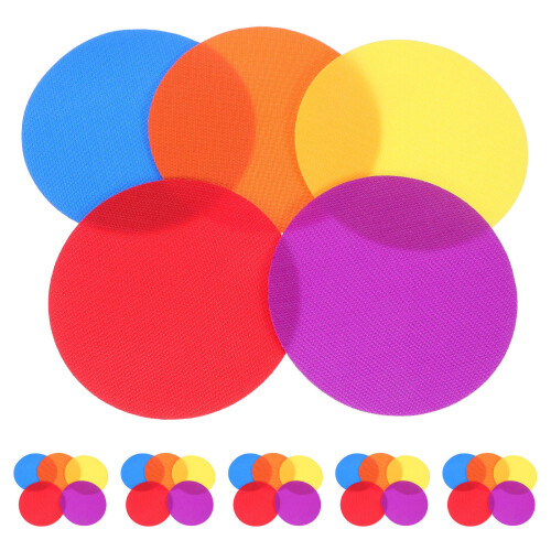 180Pcs Reusable Hooked Circle Stickers for Kids Carpet Game Training