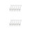 12Stk Vielseitige Winddichte Sock Clips Aus Silber 2
