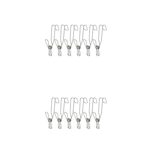 12Stk Vielseitige Winddichte Sock Clips Aus Silber 1